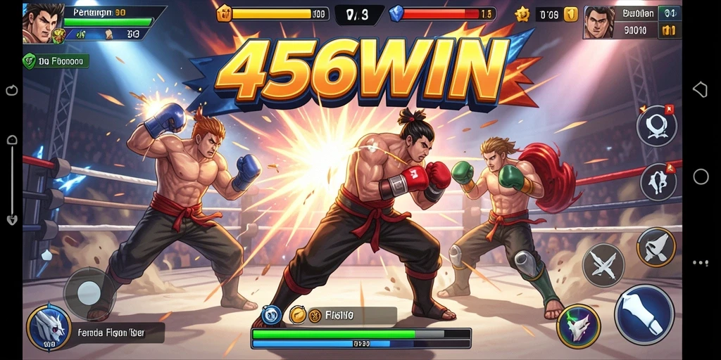 Tampilan menarik dari gameplay Fighting dalam 456WIN dengan aksi mendebarkan.