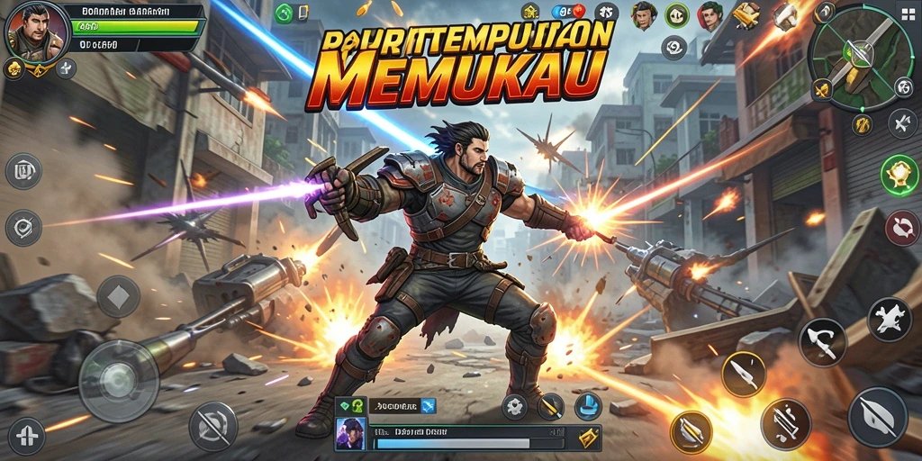 Tampilan gameplay 66D dengan aksi yang mendebarkan.
