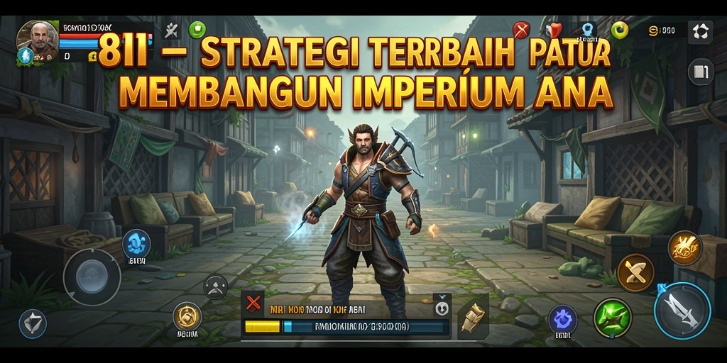 Screenshot gameplay 8II menampilkan pertarungan epik dan pembangunan kerajaan.