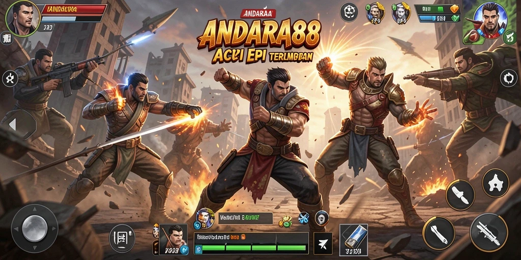 Tampilan mengesankan dari gameplay ANDARA88 yang penuh aksi.