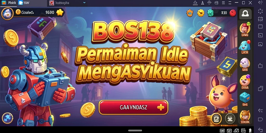 Tangkapan layar BOS138 menampilkan gameplay sederhana dan mengasyikkan dari game Idle.