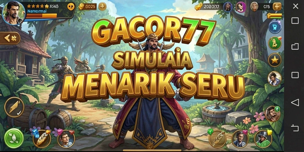 Screenshot GACOR77 menampilkan gameplay Simulation yang mendalam dan interaktif.