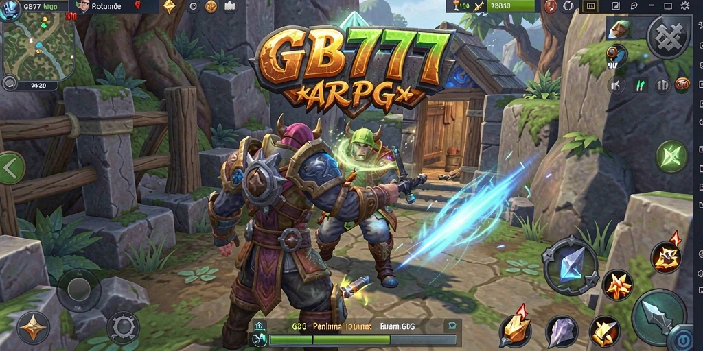 Tampilan gameplay seru di dunia ARPG yang menantang.