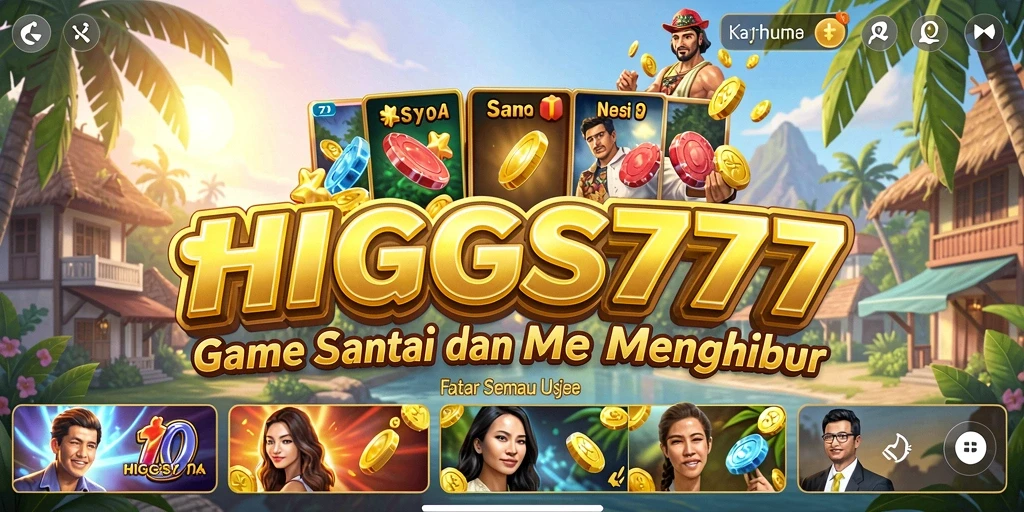 Tangkapan layar gameplay HIGGS777 yang penuh warna dan menyenangkan.