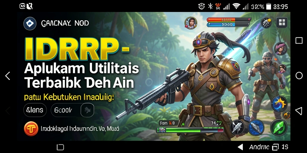 Tampilan antarmuka IDRRP yang modern dan mudah digunakan