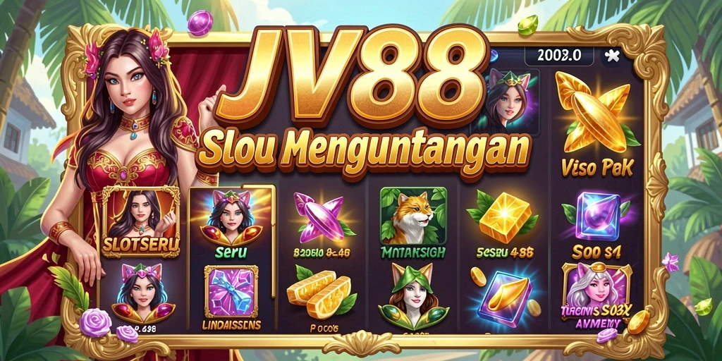 Tampilan menarik JV88 dengan gameplay Slot yang mendebarkan.