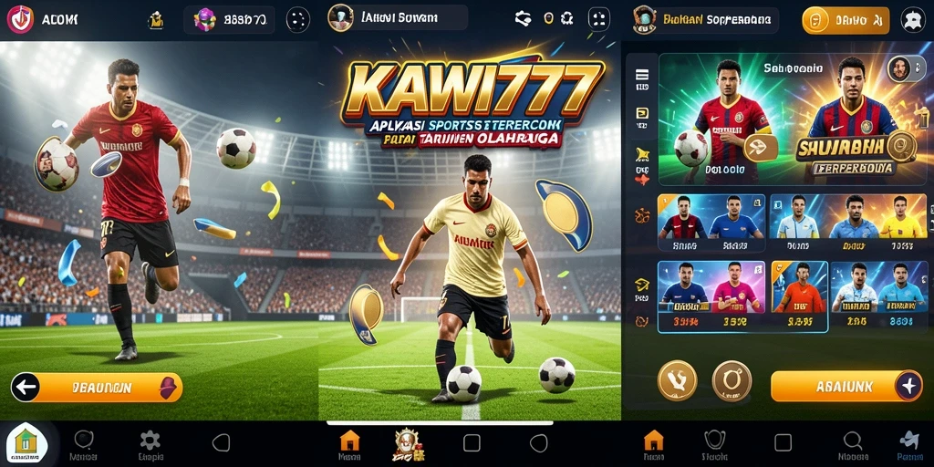 Tampilan gameplay menarik dari aplikasi KAWI777.