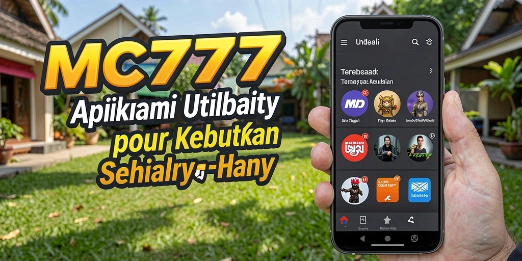 Tampilan antarmuka utama MC777 dengan berbagai fitur Utility.