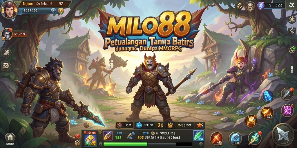 Gameplay seru di MILO88 dengan aksi pertarungan dinamis.
