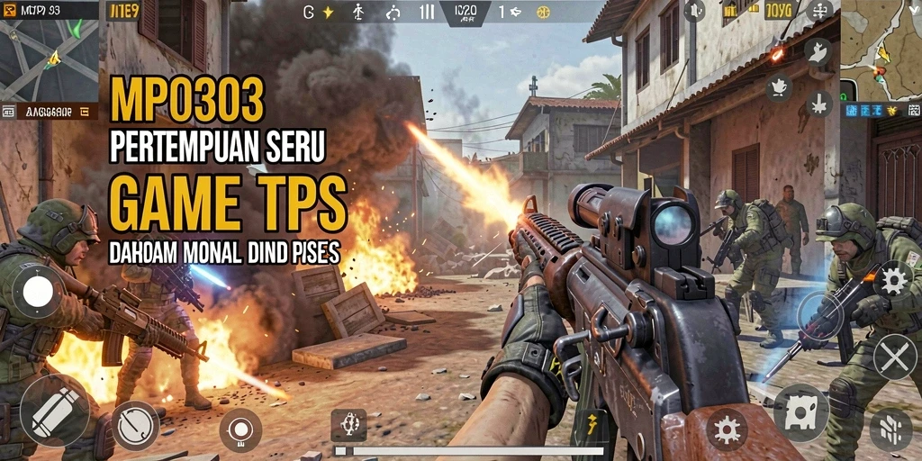 Screenshot MPO303 menunjukkan aksi seru di tengah pertempuran TPS.