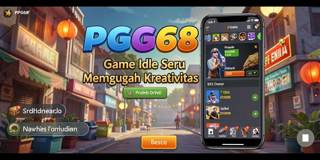 Screenshot PGG68 menunjukkan gameplay Idle yang menarik dan interaktif.
