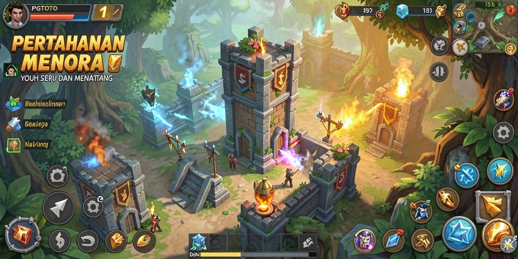 Tampilan gameplay PGTOTO yang mendebarkan dan menarik.