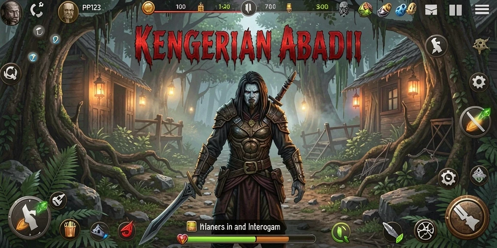 Tampilan gameplay PP123 yang menegangkan dan mendebarkan.