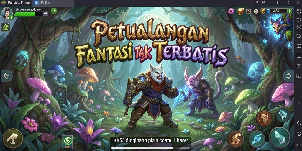 Tampilan gameplay RPG yang memukau dan mendebarkan.