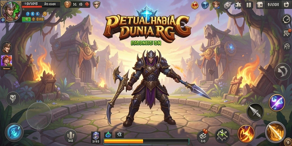 Tangkapan layar gameplay SVIP5 dengan pertarungan seru dan dunia yang luas.
