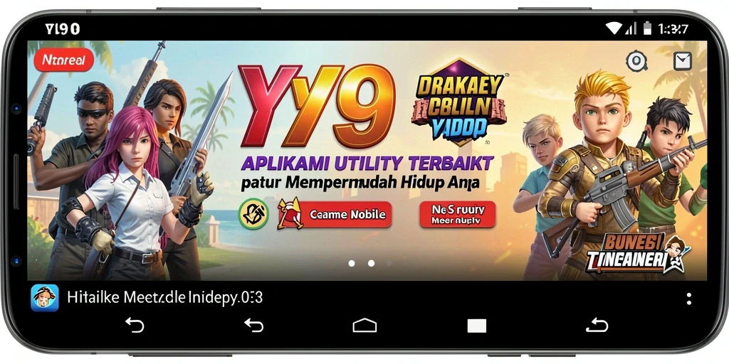 Tampilan utama aplikasi Y89 dengan fitur manajemen tugas yang intuitif.